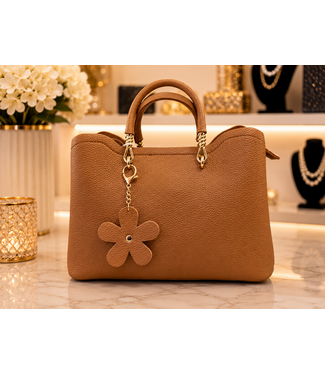 NEW JOB NEW ME HANDBAG - BROWN