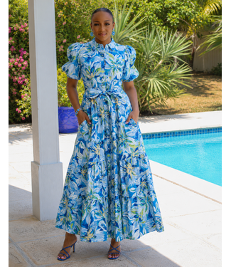 Seaside Lagoon Midi Dress