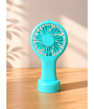 Mini Handheld Fan - Mint (Rechargeable)