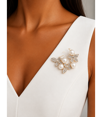 BUTTERFLY EFFECT BROOCH - GOLD