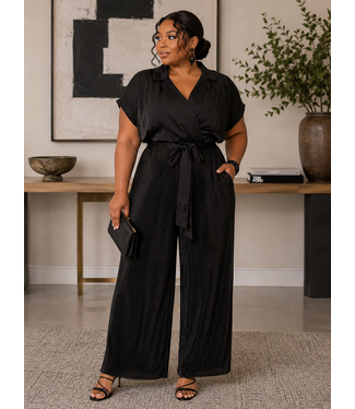 PLUS Night Fall Pleated Jumpsuit