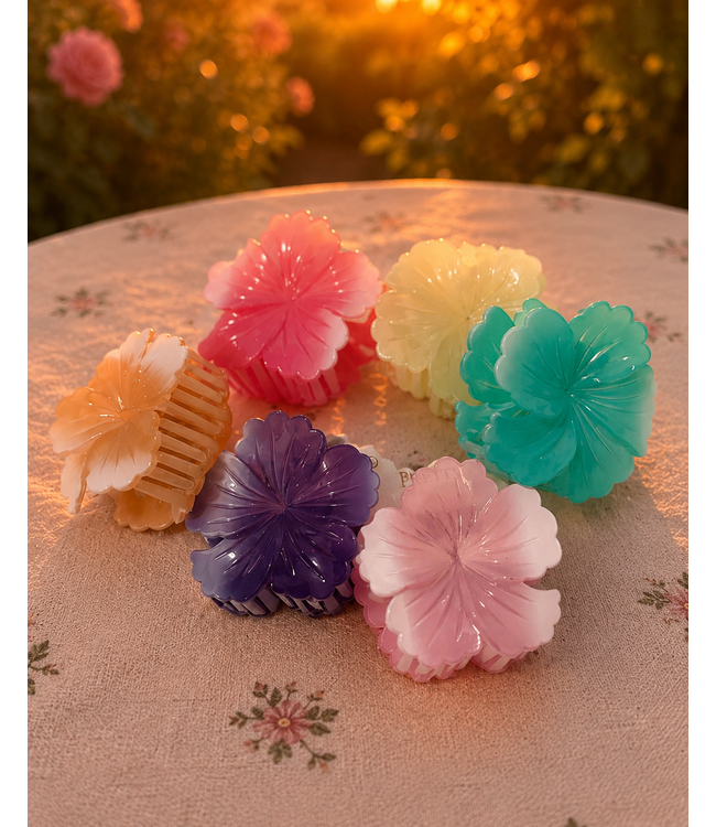 Blushing Rose Claw Clip