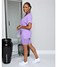 Envy Me Biker Shorts Set - Lavender