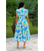 Dreamy Blues Floral Midi Dress