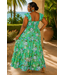 PLUS Enchanted Garden Floral Maxi Dress