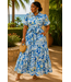 PLUS Seaside Lagoon Midi Dress