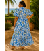 PLUS Seaside Lagoon Midi Dress