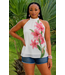 Sunset Hibiscus Top