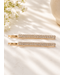 BRIGHT LIKE A DIAMOND 2 PC HAIR PIN SET - GOLD