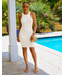 On The Go Tank Dress - Cream