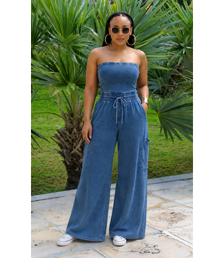 Denim Doll Jumpsuit