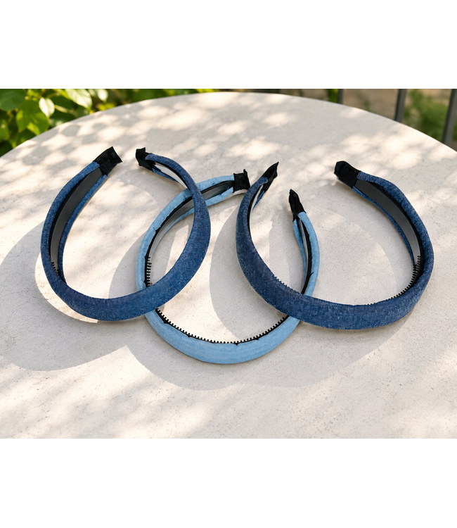 Denim Doll Headband
