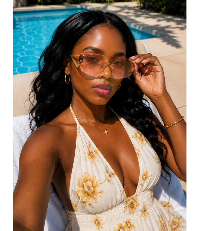 Abstract Frame Sunglasses