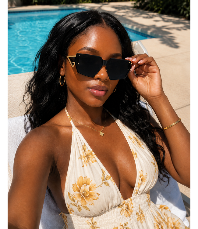 Abstract Frame Sunglasses