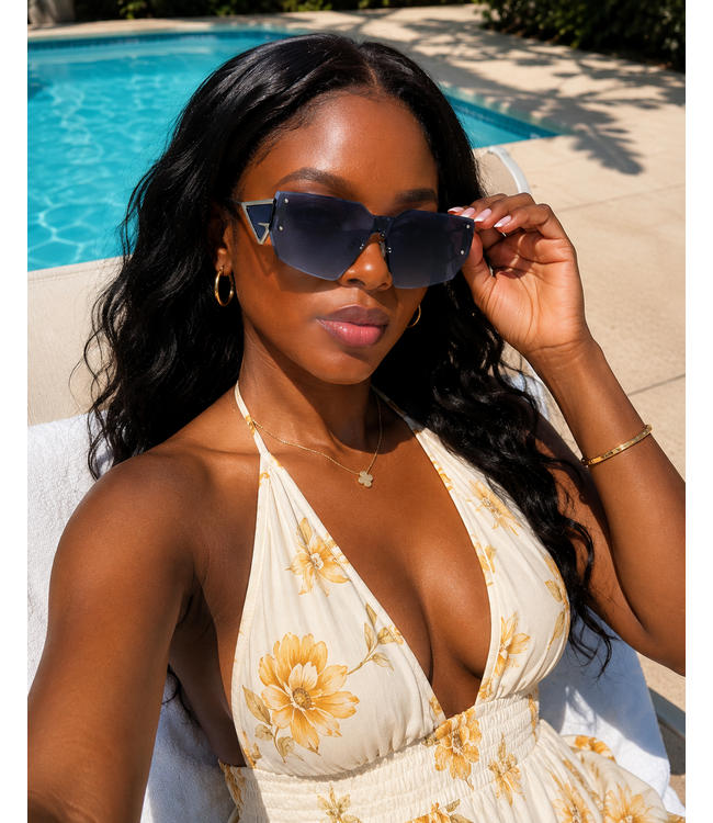 Abstract Frame Sunglasses