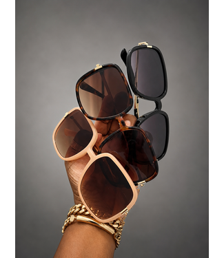 Gold Trim Girly Sunglasses