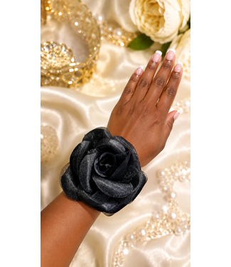 Velvet Rose Corsage/Hair Clip