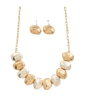 Pieces From Monoco Necklace Set - Gold/Silver