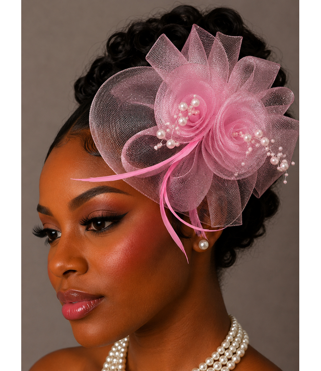 Bloom & Grace Fascinator - Pink