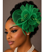 Bloom & Grace Fascinator - Green