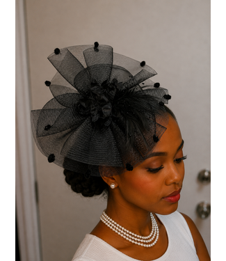 Better With Time Fascinator - Black