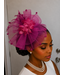 Better With Time Fascinator - Fuchsia