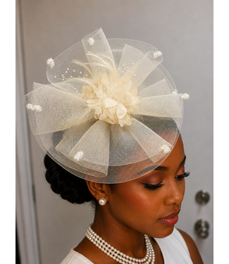 Better With Time Fascinator - Ivory