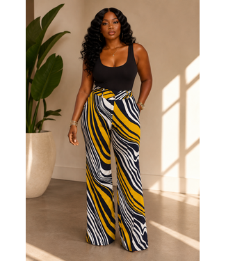 Perfect Lines Pants - Yellow