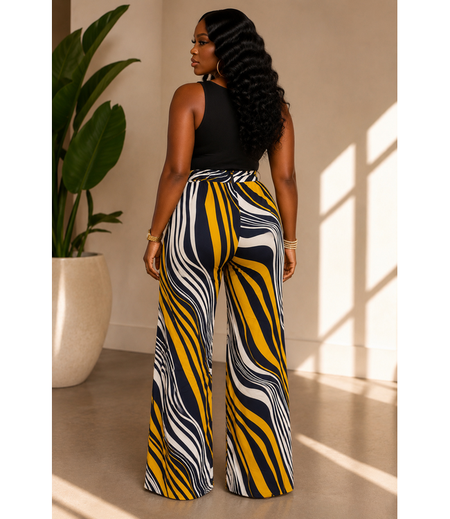 Perfect Lines Pants - Yellow