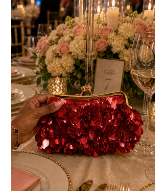 Disco Dream Clutch - Red