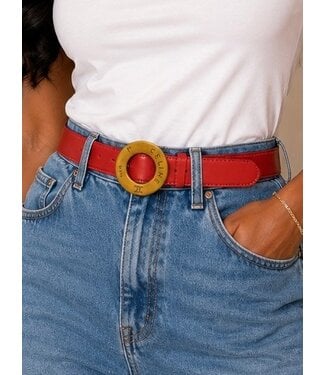Celine Belt - Red