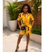 Easy Living Shorts Set - Yellow