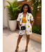 Easy Living Shorts Set - White