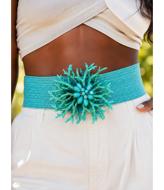 Island Escape Belt - Turquoise
