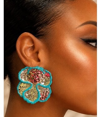 Island Muse Earrings - Mint
