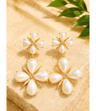 Pearl Cove Earrings - Gold