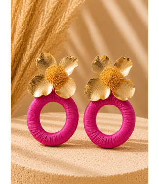 Must Have Moment Earrings - Fuchsia