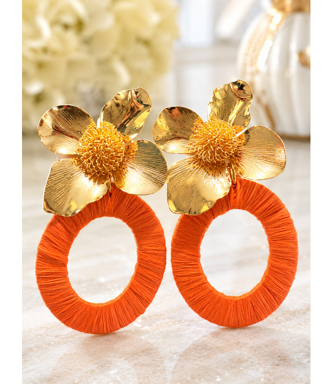 Must Have Moment Earrings - Orange