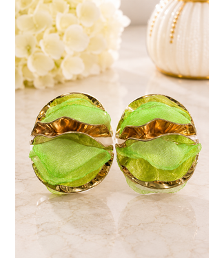 Festival Glow Earrings - Lime
