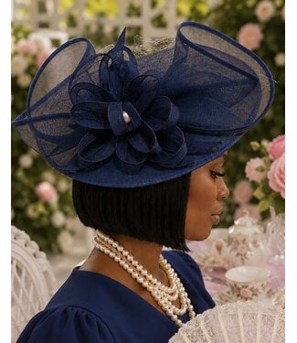 Crowning Glory Hat - Navy