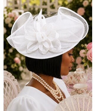 Crowning Glory Hat - White