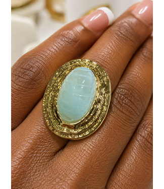 Head Turner Ring - Blue