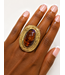 Head Turner Ring - Brown