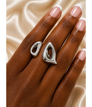 Bent To Shape Ring - Silver