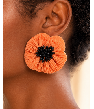 Bloom Babe Earrings - Peach