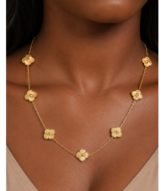 Clover Bae Necklace - Gold