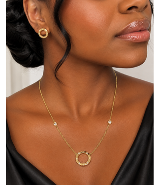 Forever Love Necklace Set  - Gold