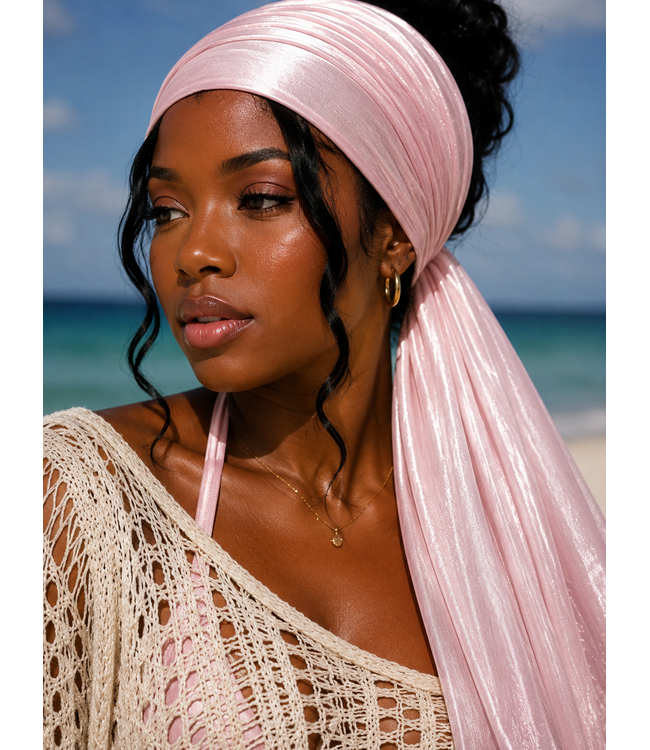 Mauve Shimmer Scarf
