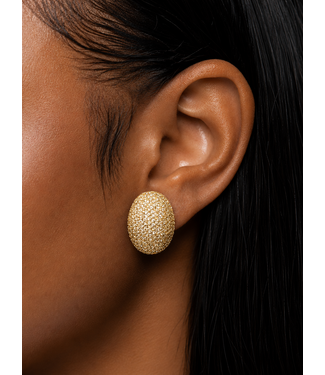 Electric Jewel Earrings - Gold (Gold Dipped)
