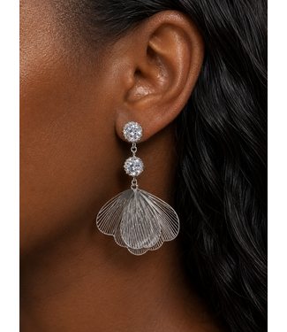 Make It Last Forever Earrings - Silver (Gold Dipped)